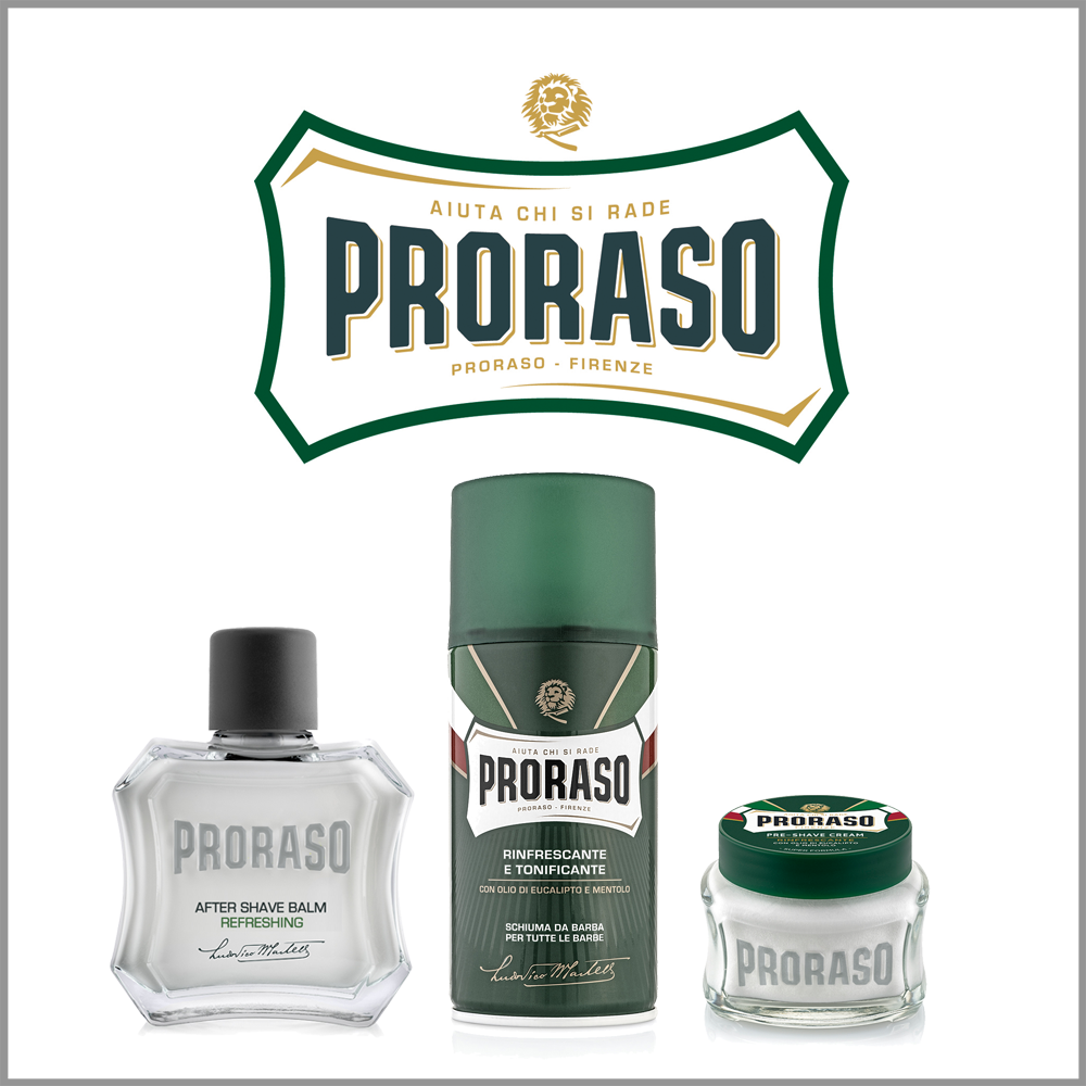  Proraso Classic Shaving Kit for Men, Gift Box with Shaving  Cream & After Shave Balm in Original Refresh Formula