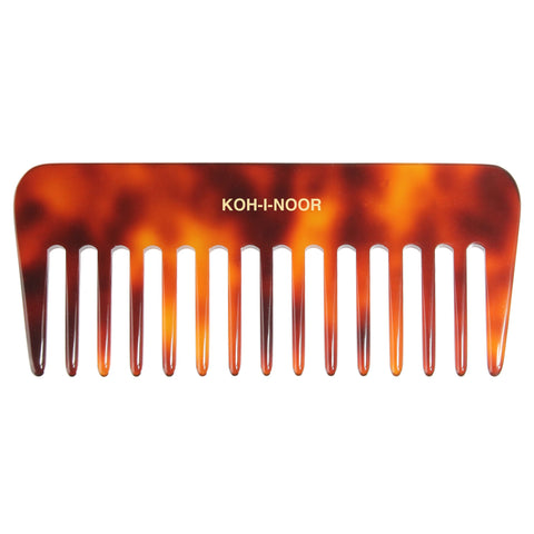 KOH-I-NOOR Tortoishell Extra Wide Spread Teeth Comb (11.5 x 5 cm)