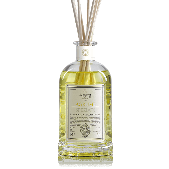 LOGEVY Room Diffuser AGRUMI SPEZIATI - Spiced Citrus LARGE (500ml)