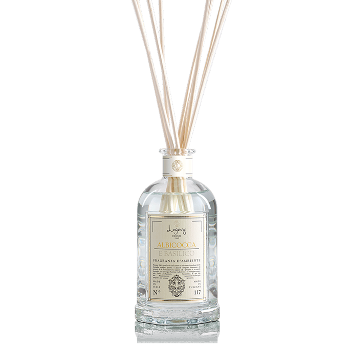 LOGEVY Room Diffuser ALBICOCCA E BASILICO - Apricot and Basil SMALL (100ml)