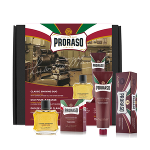 PRORASO Classic Shaving Duo NOURISHING - After Shave Splash + Shaving Cream Tube