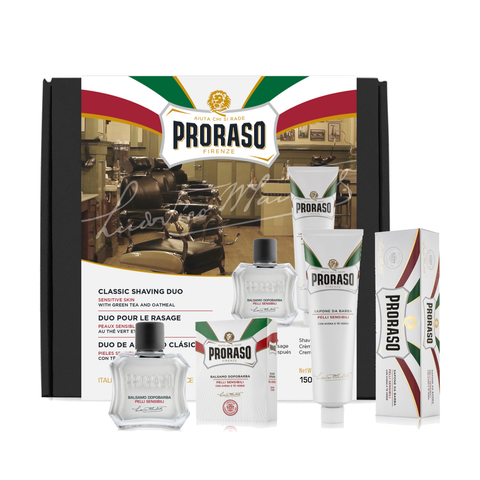 PRORASO Classic Shaving Duo SENSITIVE - After Shave Balm + Shaving Cream Tube